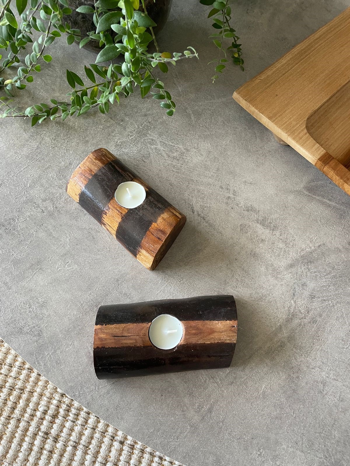 Dupla de suporte de velas