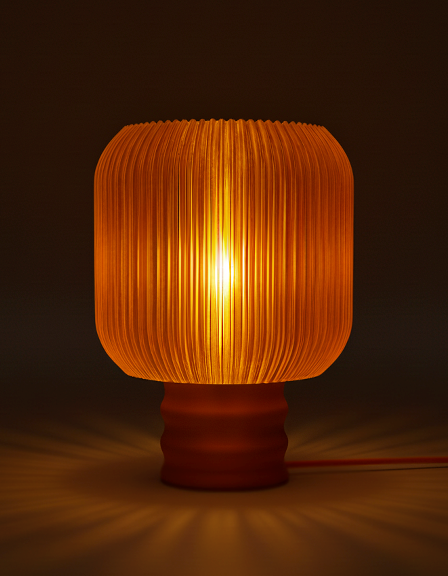 Luminária ONDA Tangerina