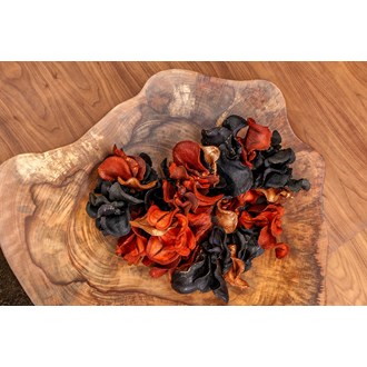 YA022CL0  ESCULTURA  BOCA DE SAPO PRETO/COBRE/LARANJA