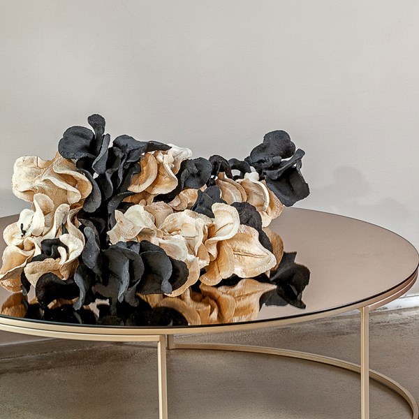 YA022PR2 -  Esc  boca de sapo alvejado/preto