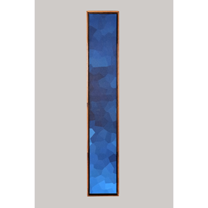 Tela - A Gratidão é Azul (100x16) com moldura 