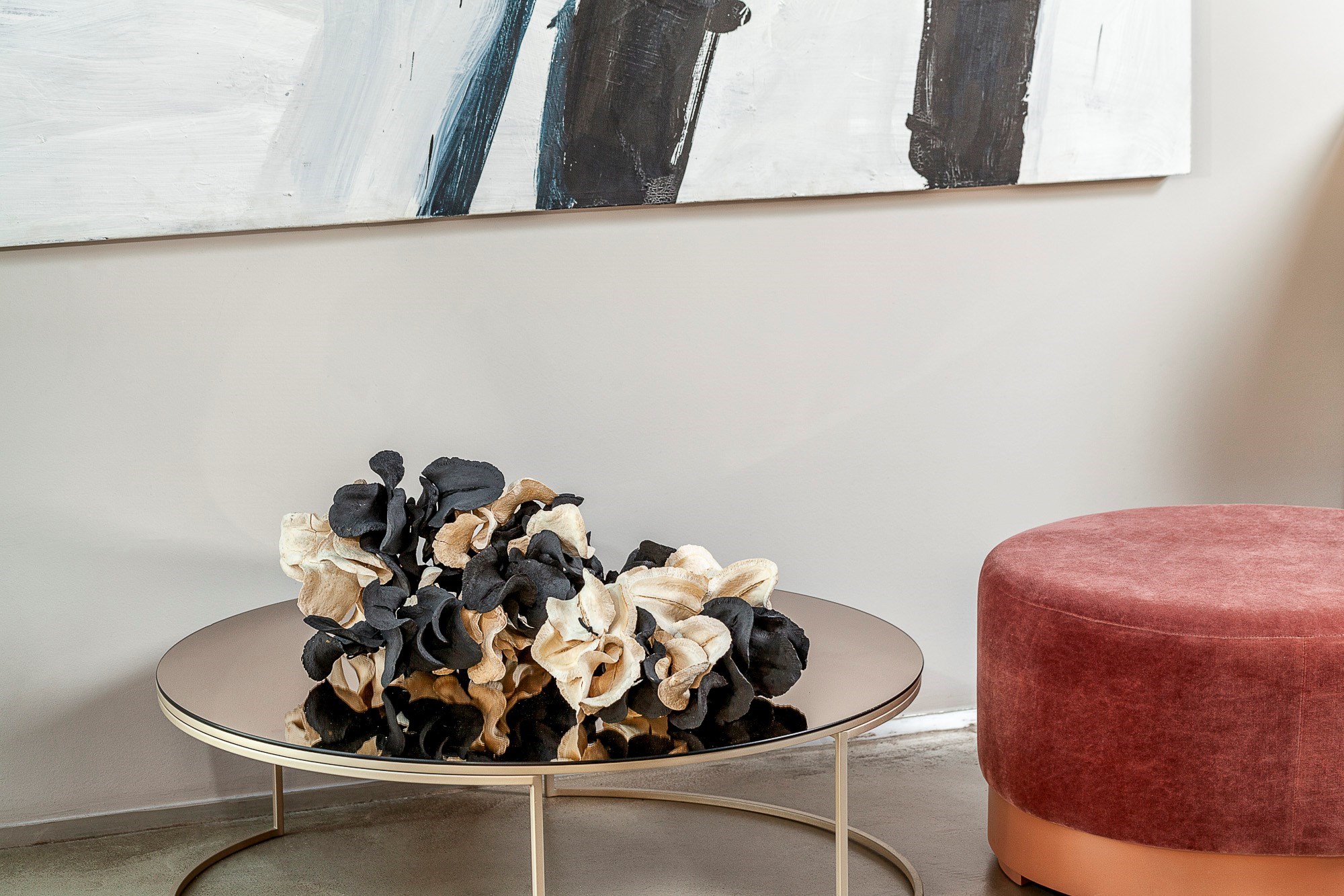 YA022PR2 -  Esc  boca de sapo alvejado/preto