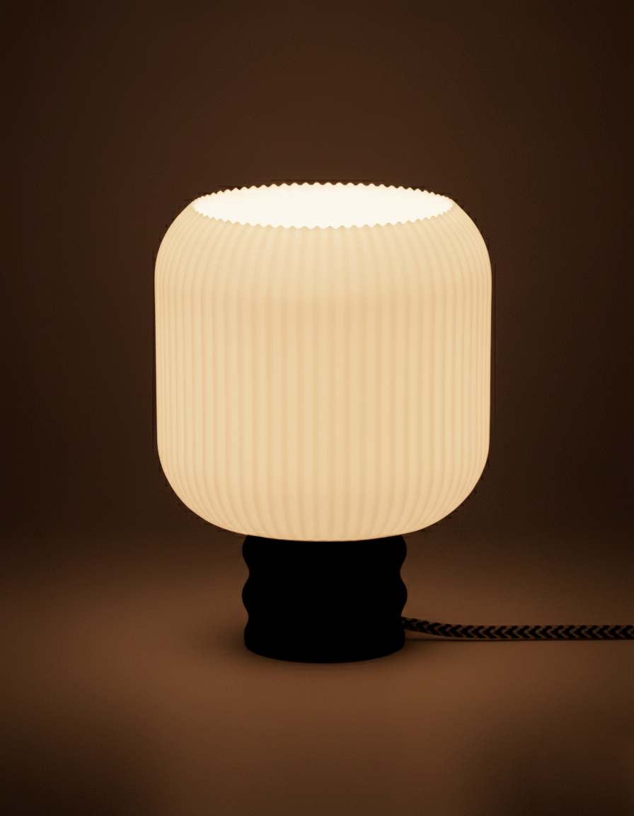 Luminária ONDA Carvão