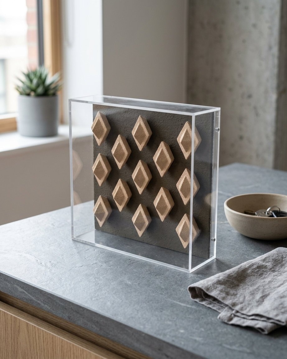 CAIXA NAVEGAR G - BRONZE/TRAVERTINO