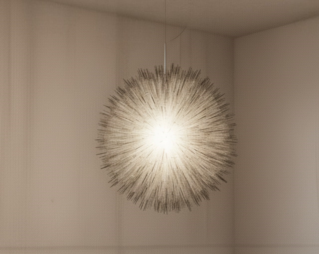 Ouriço - luminária de teto