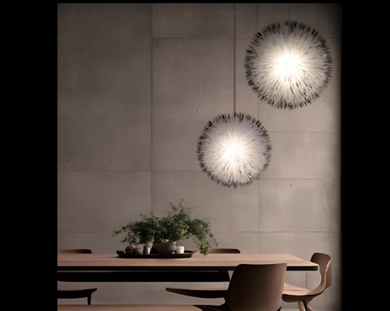 Ouriço - luminária de teto