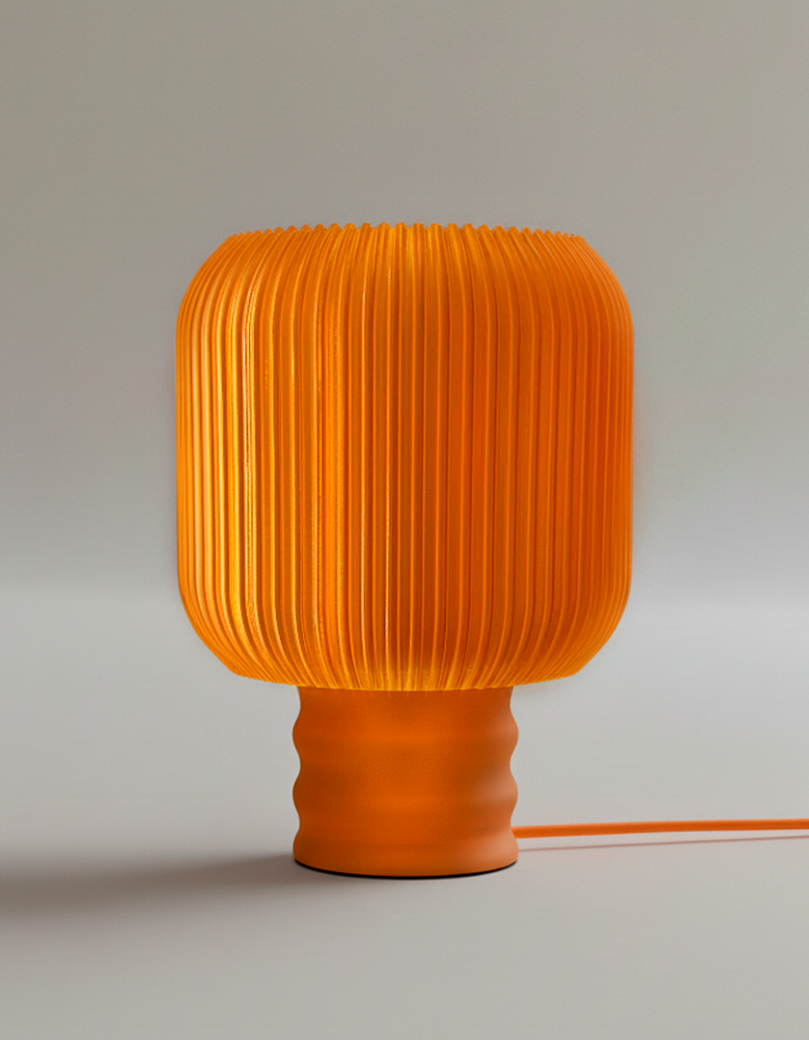 Luminária ONDA Tangerina