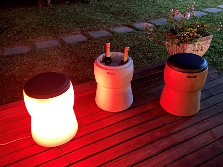 Pufe Cork Light RGB